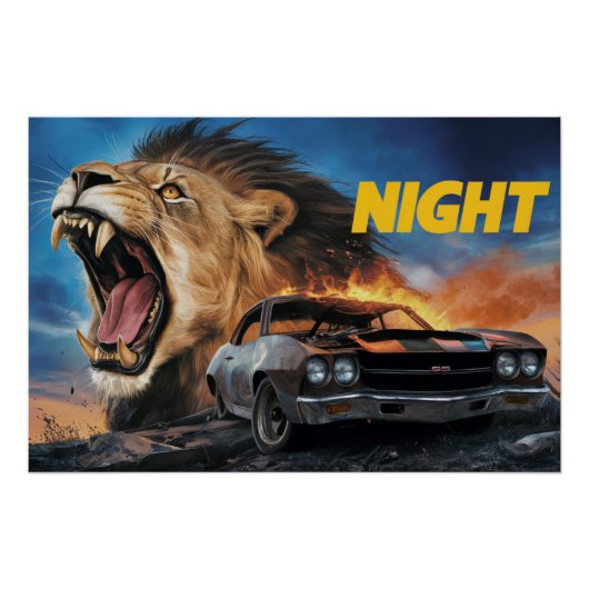 Poster Lion (Voorkant)