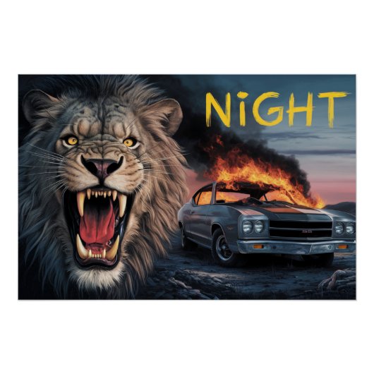 Poster Lion 02 (Voorkant)