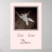 poster 'Live, Love, Dance' (Voorkant)