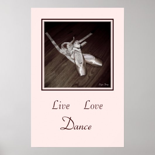 poster 'Live, Love, Dance' (Voorkant)