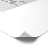 Poster Liverpool Gebouwen Blauw Grijs (Hoek)