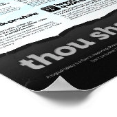 Poster Logische valies (Hoek)