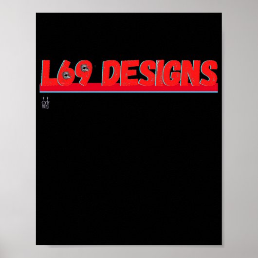 poster "LOGO L69-design" (Voorkant)
