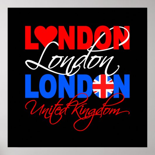 Poster Londen (Voorkant)