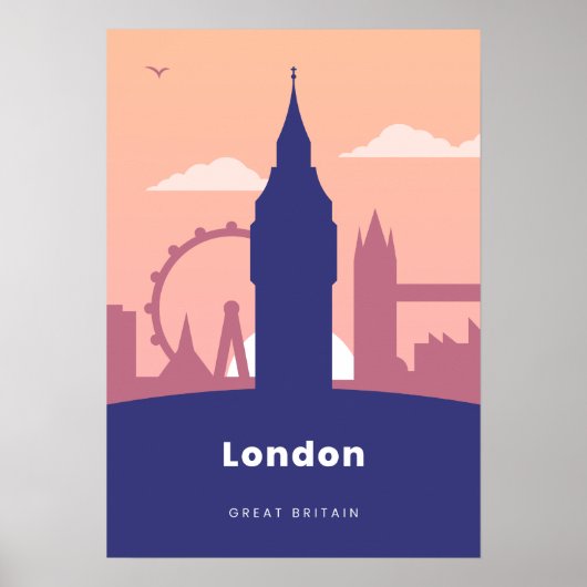 Poster Londen (Voorkant)