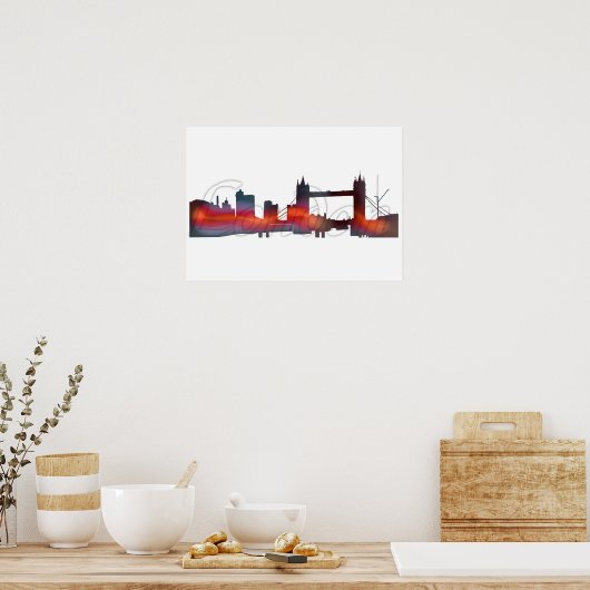 Poster Londen (Keuken)