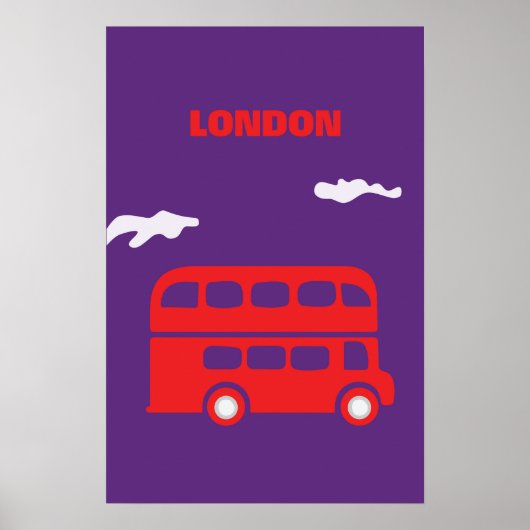 Poster Londen (Voorkant)