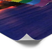 Poster Londense vliegPride Flags (Hoek)