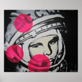 poster "Lonely Cosmonaut" (Voorkant)