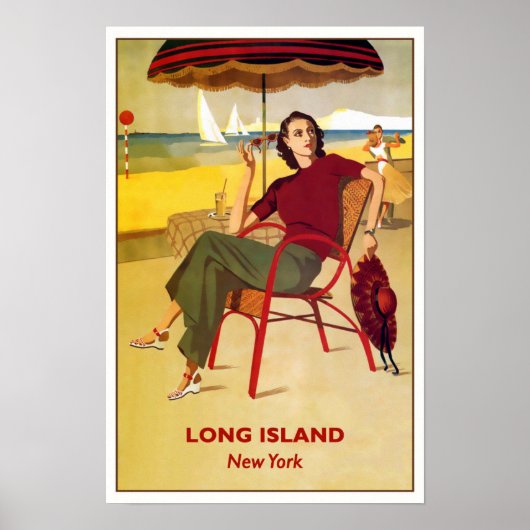 Poster - Long Island, New York (Voorkant)