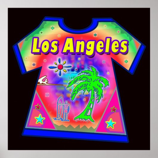 poster "Los Angeles Vivid 4" (Voorkant)