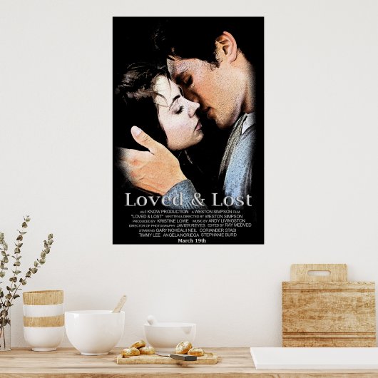 Poster Losse en verloren film (Keuken)