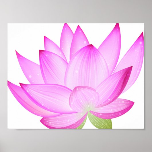 Poster Lotus Flower (Voorkant)