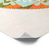 Poster Lotus Flower Mandala (Hoek)