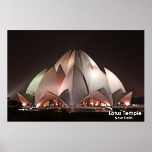 Poster Lotus Temple