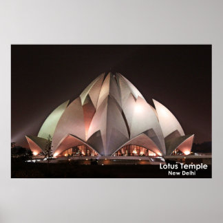 Poster Lotus Temple