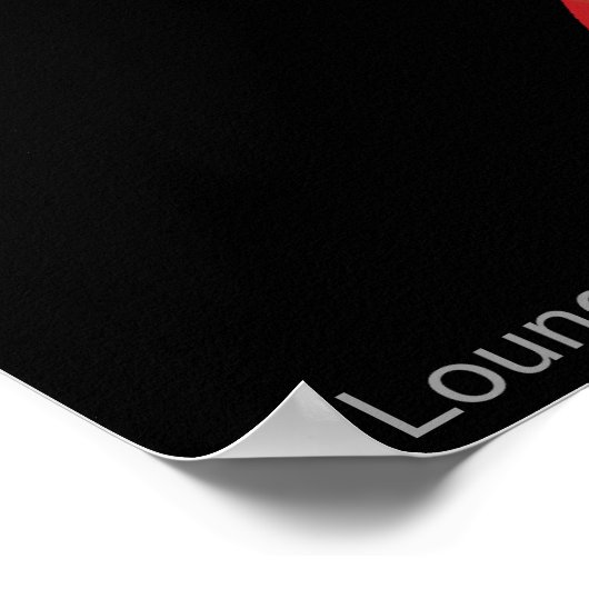 Poster LoungeKat: Devil Girl (Hoek)