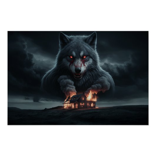 Poster Loup Feu (Voorkant)