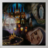POSTER LOURDES COLLAGE (Voorkant)