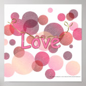 Poster Love Bubbles (Voorkant)