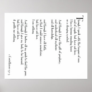 POSTER - LOVE IS... 1 Corinthians 13:1-3 (deel 1)