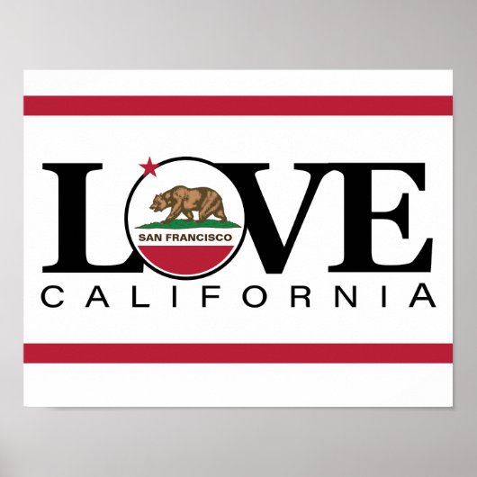POSTER LOVE San Francisco (Voorkant)