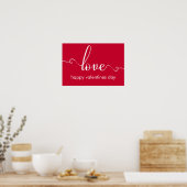 poster "Love" Stylish Valentijnsdag (Keuken)