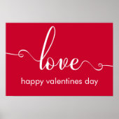 poster "Love" Stylish Valentijnsdag (Voorkant)