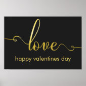 poster "Love" Stylish Valentijnsdag (Voorkant)