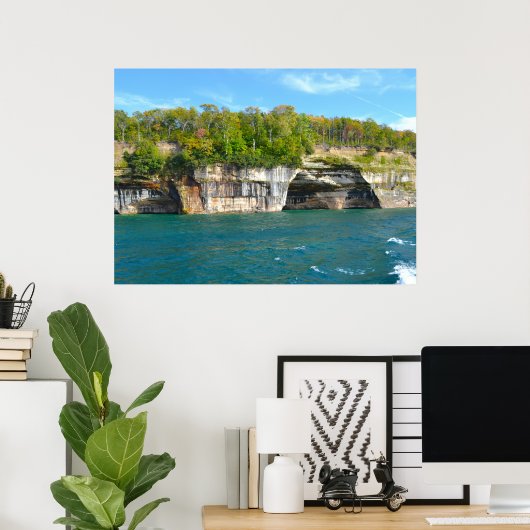 Poster/Lovers Cove in het schiereiland boven Michi Poster (Thuiskantoor)