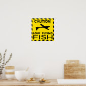 poster "low Flying Fish" (Keuken)