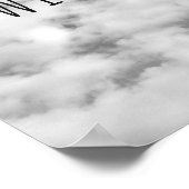 poster lucht en wolken komen met me mee (Hoek)