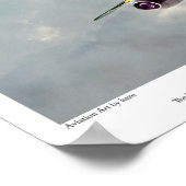 Poster luchtvaartkunst "Nakajima Kikka" (Hoek)