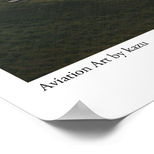 Poster luchtvaartkunst "P-47D Thunderbolt "Saucy S (Hoek)