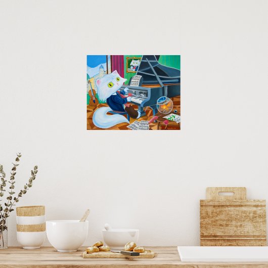 poster "Ludwig van Caathoven" (Keuken)