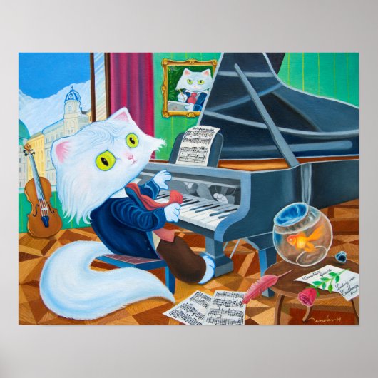 poster "Ludwig van Caathoven" (Voorkant)