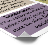 Poster "Ma heeft me geleerd" (Hoek)