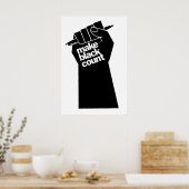 Poster Maak Zwarte Telling Gelijkheid BLM (Keuken)