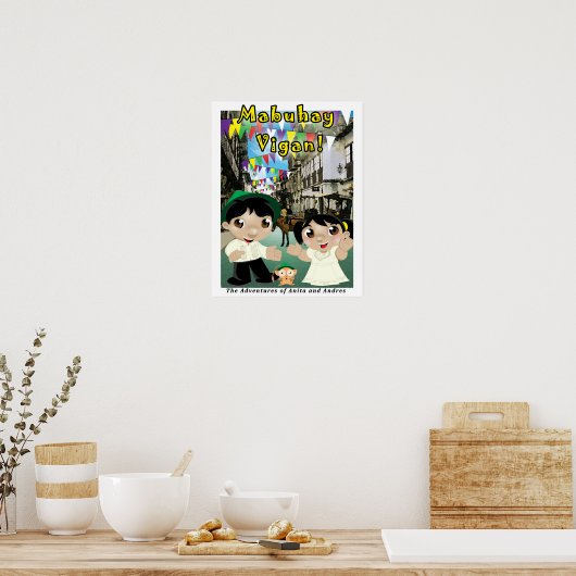 Poster Mabuhay Vigan (Keuken)