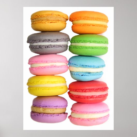 Poster Macarons (Voorkant)