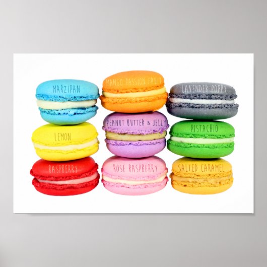 Poster Macarons (Voorkant)