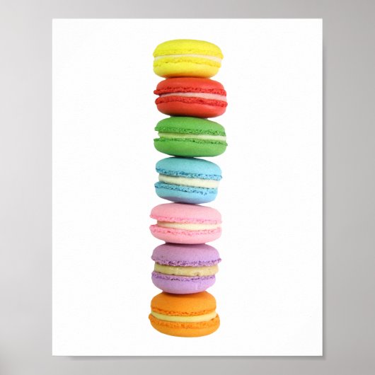 Poster Macarons (Voorkant)