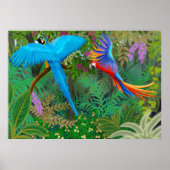 Poster Macaw Oerwoud (Voorkant)