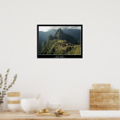 Poster Machu Picchu - 7 wereldwonderen (Keuken)