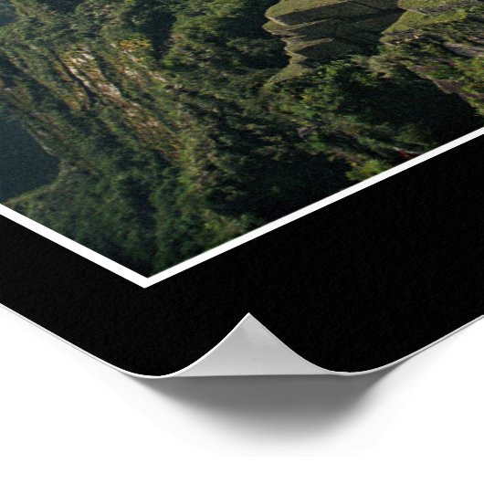 Poster Machu Picchu - 7 wereldwonderen (Hoek)