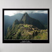 Poster Machu Picchu - 7 wereldwonderen (Voorkant)