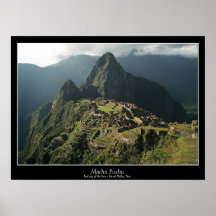Poster Machu Picchu - 7 wereldwonderen