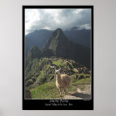 Poster Machu Picchu (zeven wereldwonderen) (Voorkant)