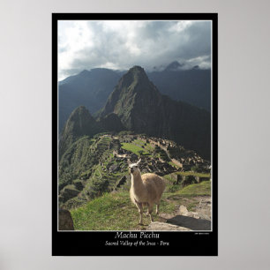 Poster Machu Picchu (zeven wereldwonderen)