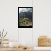 Poster Machu Picchu (zeven wereldwonderen) (Keuken)